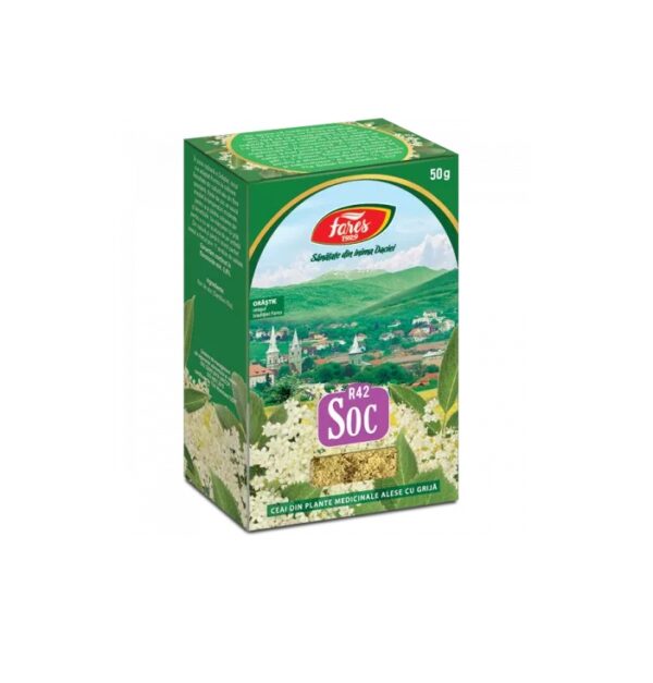 Ceai Flori de Soc R42, 50 g, Fares