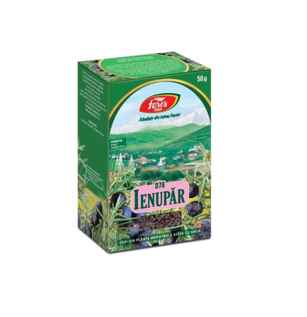Ceai Fructe de Ienupar D 78, 50 g, Fares
