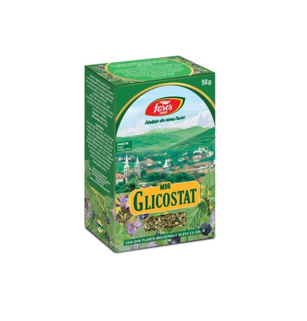 ceai-glicostat-m96-50-g-fares-O24640-farmacia-morpheus Ceai Glicostat M96, 50 g, Fares
