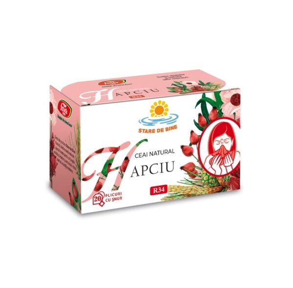 Ceai Hapciu R34, 20 Plicuri, Fares