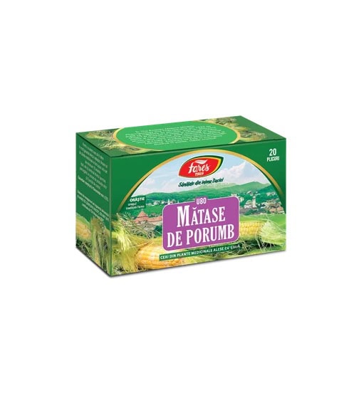 Ceai Matase de Porumb, U80, 20 Plicuri, Fares