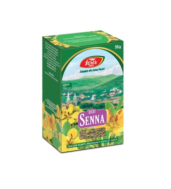 Ceai Senna Frunze D 131, 50 g, Fares