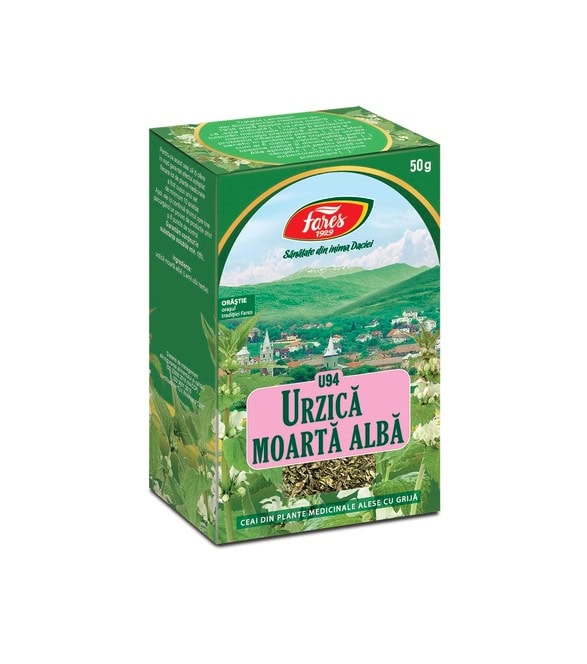 Ceai Urzica Moarta Alba U 94, 50 g, Fares