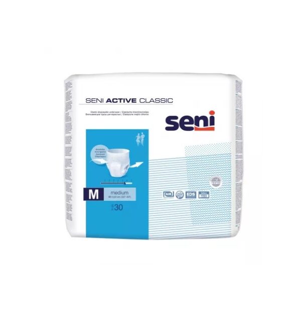 Chilot Elastic Absorbant Active Classic, Medium, 30 Bucati, Seni