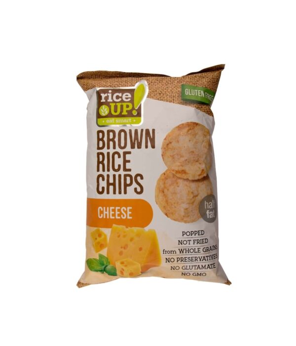 Chips din Orez cu Branza, 60 g, RiceUP!