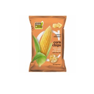 Chips din Porumb cu Branza Cheddar Galbena, 60 g, RiceUP!