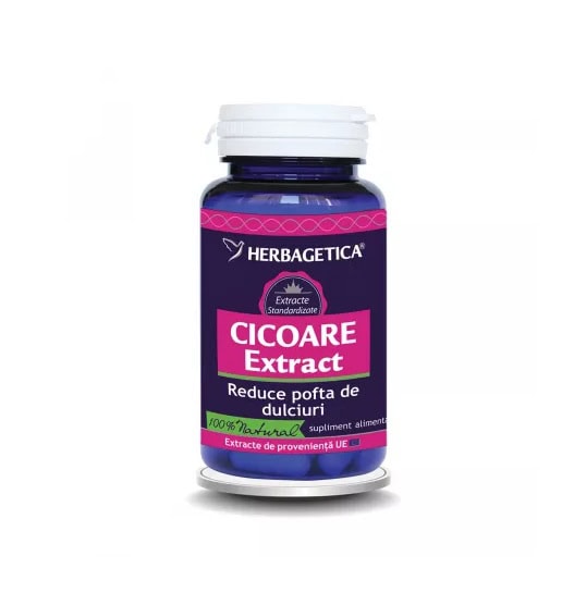 Cicoare Extract, 60 Capsule, Herbagetica