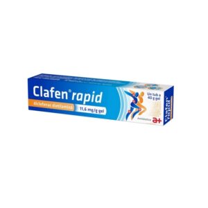 Clafen Rapid, 11,6 mg/g gel, 40 g, Antibiotice SA