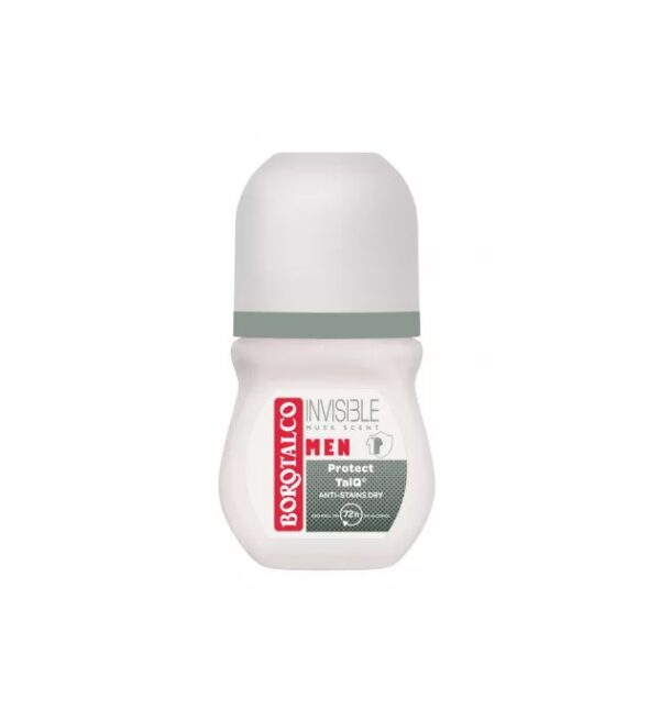 Deodorant Roll-On pentru Barbati Invisible, 50 ml, Borotalco