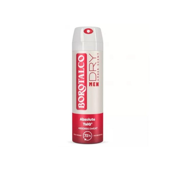 Deodorant Spray pentru Barbati Amber, 150 ml, Borotalco