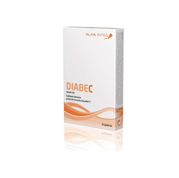 Diabec, 20 Capsule Moi, Alfa Intens