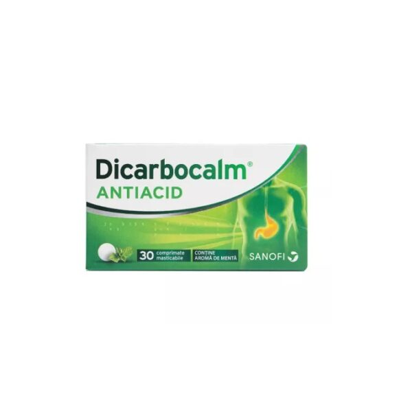 dicarbocalm-antiacid-30-comprimate-masticabile-sanofi-O30451-farmacia-morpheus Dicarbocalm Antiacid, 30 Comprimate Masticabile, Sanofi