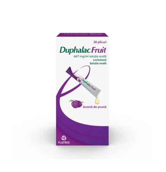 duphalac-fruit-667-mg-ml-solutie-orala-20-plicuri-mylan-O33039-farmacia-morpheus Duphalac Fruit, 667 mg/ml Soluţie Orală, 20 Plicuri, Mylan
