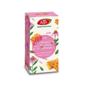 Echinacea cu Propolis si Vitamina C, F170, 60 Comprimate, Fares