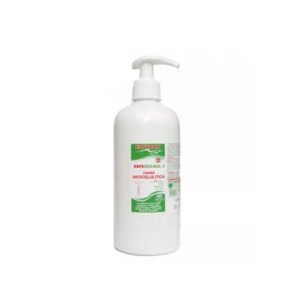 Favicelusal Crema Anticelulitica cu 11 Plante, 500 ml, Favisan