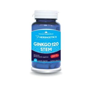 Ginkgo 120+ Stem, 60 Capsule, Herbagetica