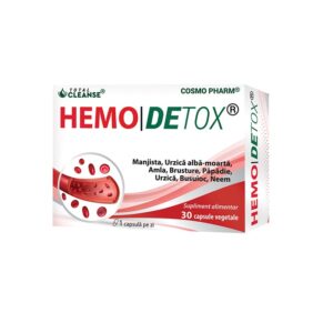 Hemodetox, 30 Capsule Vegetale, Cosmopharm