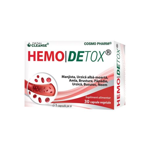 hemodetox-30-capsule-vegetale-cosmopharm-O37565-farmacia-morpheus Hemodetox, 30 Capsule Vegetale, Cosmopharm