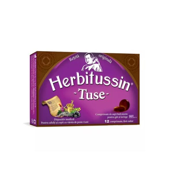 herbitussin-tuse-12-comprimate-usp-romania-O31717-farmacia-morpheus Herbitussin Tuse, 12 Comprimate, USP Romania