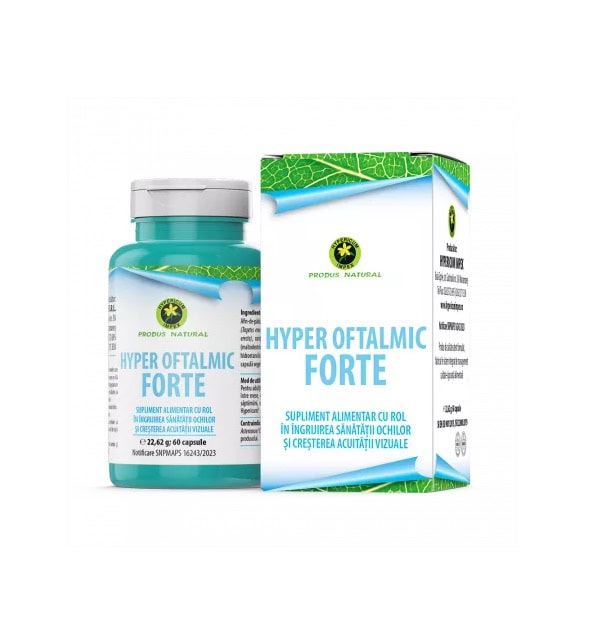 Hyper Oftalmic Forte, 60 Capsule, Hypericum