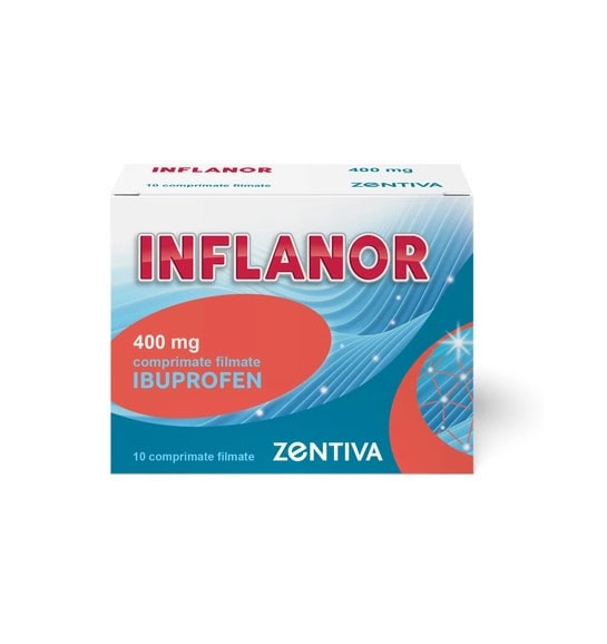 Inflanor, 400 mg, 10 Comprimate Filmate, Zentiva