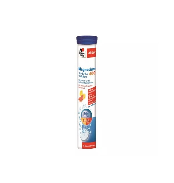 Magneziu 400 + B1 + B6 + B12 + Acid Folic, 15 Comprimate, Doppelherz