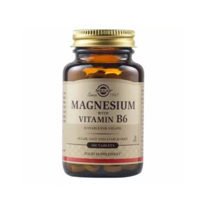 Magneziu cu Vitamina B6, 100 Tablete, Solgar