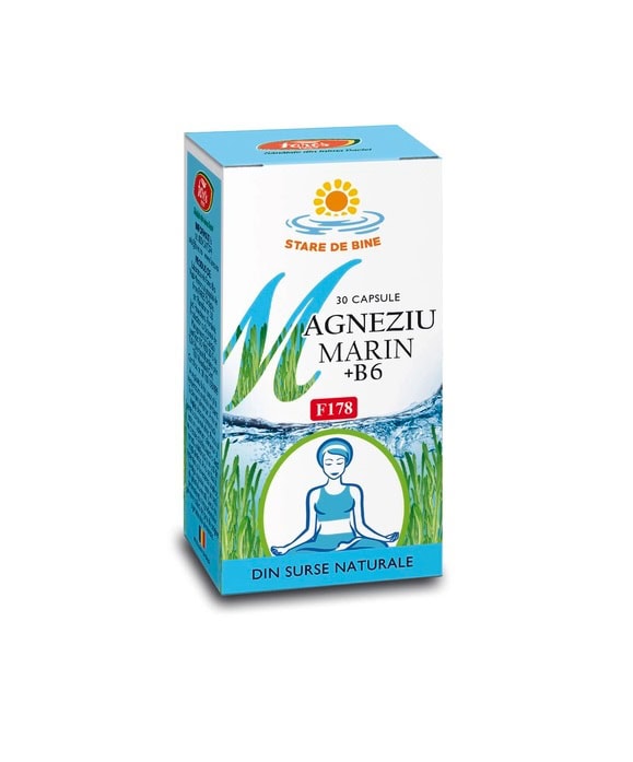 Magneziu Marin + B6, F178, 30 Capsule, Fares