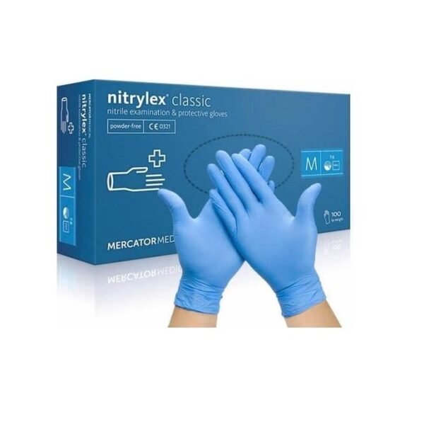 Manusi de Unica Folosinta, 100 Bucati, Classic Blue, M, Mercator Medical