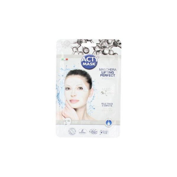 Masca Fata Hydrogel Perfect Lift cu Acid Hialuronic si Colagen, Eurosirel