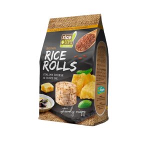 Mini-Rondele din Orez cu Branza Italiana si Ulei de Masline, 50 g, RiceUP!