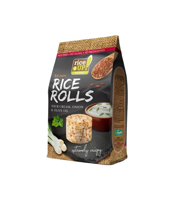Mini-Rondele din Orez cu Ceapa si Smantana, 50 g, RiceUP!