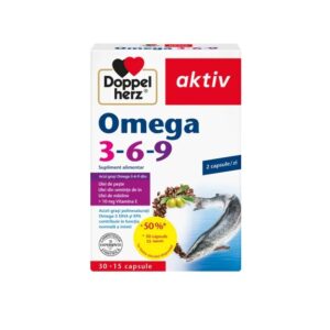 Omega 3-6-9 Aktiv, 30 + 15 Capsule, Doppelherz