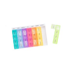 Organizator Medicamente cu 28 Casete, Color, Bazarul de Sanatate