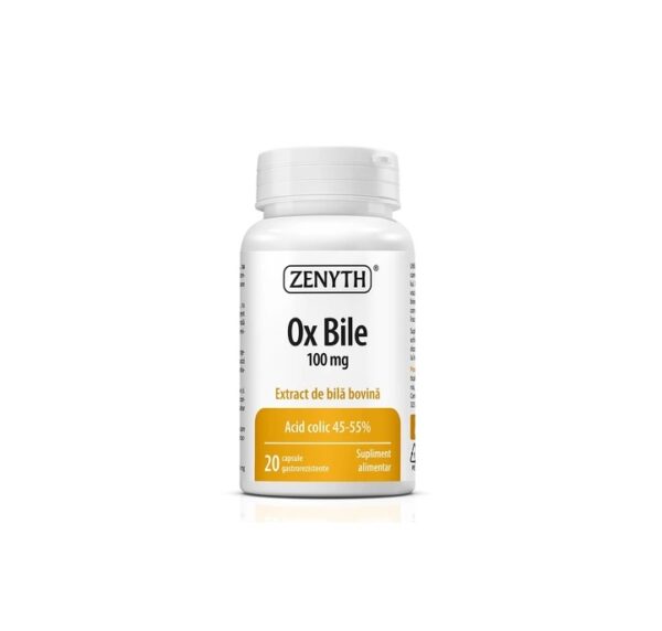 Ox Bile, 20 Capsule, Zenyth
