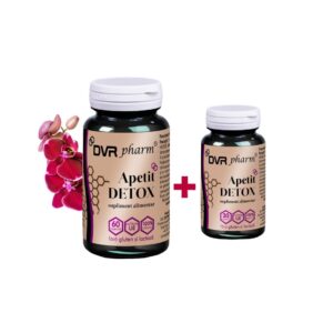 Pachet Apetit Detox, 60 + 30 Capsule, DVR Pharm