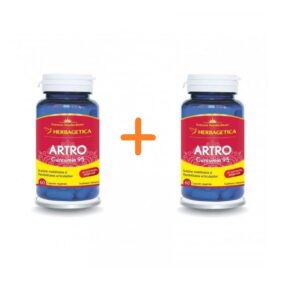 Pachet Artro Curcumin 95, 60 + 60 Capsule, Herbagetica