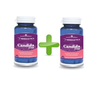 Pachet Candida Free, 60 + 60 Capsule, Herbagetica
