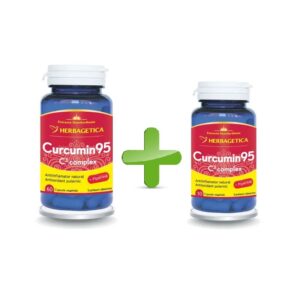 Pachet Curcumin95 + C3 Complex, 60 + 10 Capsule, Herbagetica