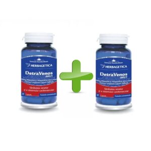 Pachet DetraVenos Akut, 30 + 30 Comprimate, Herbagetica