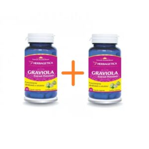 Pachet Graviola, 60 + 60 Capsule, Herbagetica