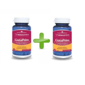 Pachet GutaPrim, 60 + 60 Capsule, Herbagetica