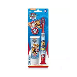 pachet-periuta-de-dinti-soft-cu-ventuza-paw-patrol-pasta-de-dinti-cu-aroma-de-capsuni-pentru-copii-3-ani-25-ml-mr-white-O31110-farmacia-morpheus Pachet Periuta de Dinti Soft cu Ventuza Paw Patrol + Pasta de Dinti cu Aroma de Capsuni pentru Copii +3 Ani, 25 ml, Mr. White