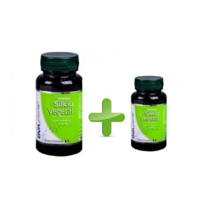 Pachet Siliciu Vegetal, 60 + 30 Capsule, DVR Pharm