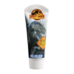 pasta-de-dinti-pentru-copii-jurassic-world-75-ml-mr-white-O31119-farmacia-morpheus Pasta de Dinti pentru Copii, Jurassic World, 75 ml, Mr. White