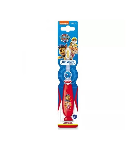 Periuta de Dinti Electrica Soft LED Paw Patrol pentru Copii +3 Ani, Mr. White
