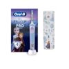 Periuță de Dinți Electrică + Trusă de Călătorie Vitality Pro Kids Frozen, pentru Copii 3+ Ani, Oral-B