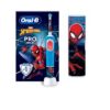 Periuță de Dinți Electrică + Trusă de Călătorie Vitality Pro Kids Spider-Man, pentru Copii 3+ Ani, Oral-B