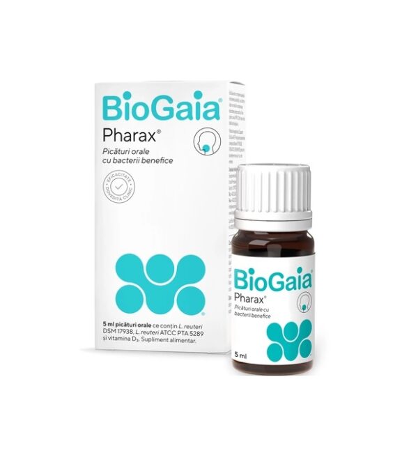 Picaturi Orale Probiotic Pharax D3 BioGaia, 5 ml, Ewopharma