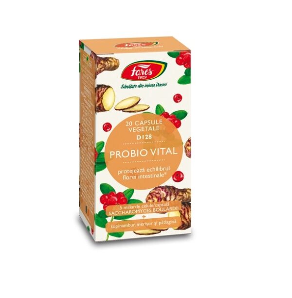 Probio Vital, D128, 20 Capsule, Fares